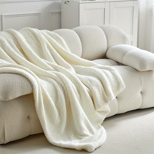 Reversible Fleece Throw Blanket