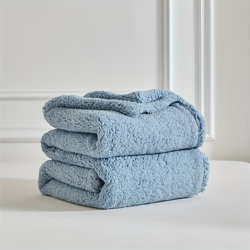 Reversible Fleece Throw Blanket