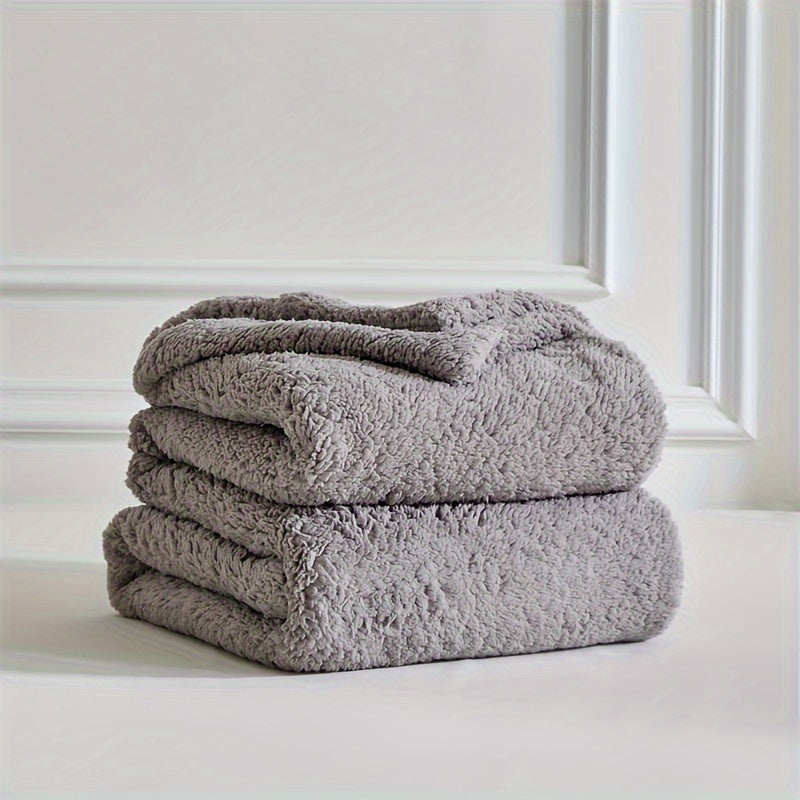 Reversible Fleece Throw Blanket