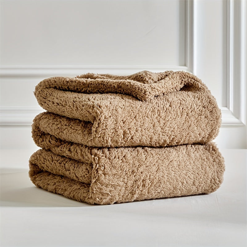 Reversible Fleece Throw Blanket