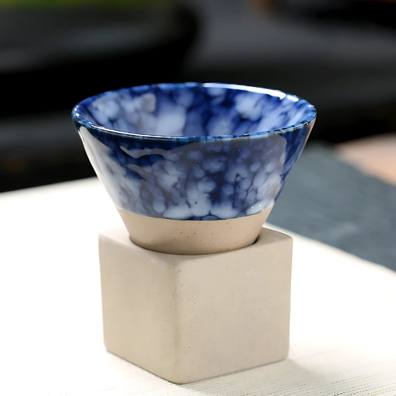 2-Piece Glazed Ceramic-Style Mug Set