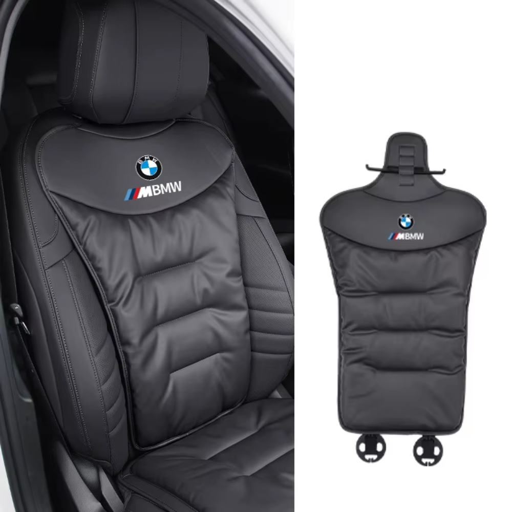 Car Seat Cushion with Integrated Lumbar Support