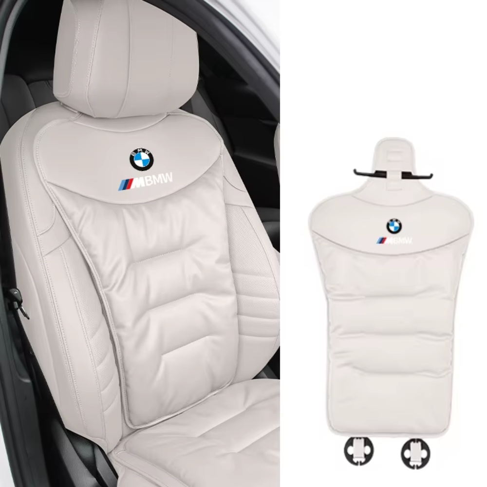 Car Seat Cushion with Integrated Lumbar Support