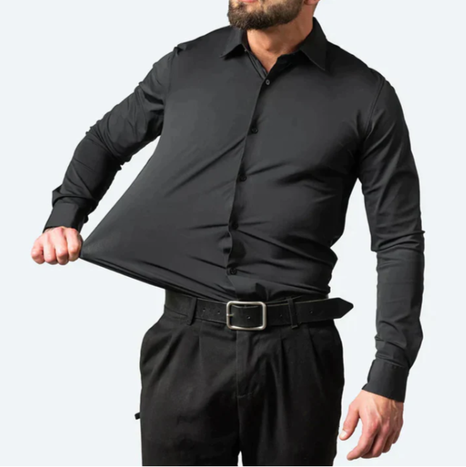 Men’s Stretch Dress Shirt – Comfortable, Flexible & Easy to Wear