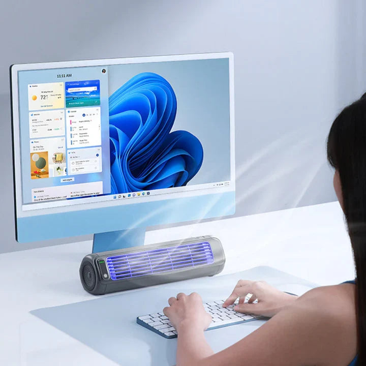 Rechargeable Portable Air Conditioner - Cordless Bladeless Fan