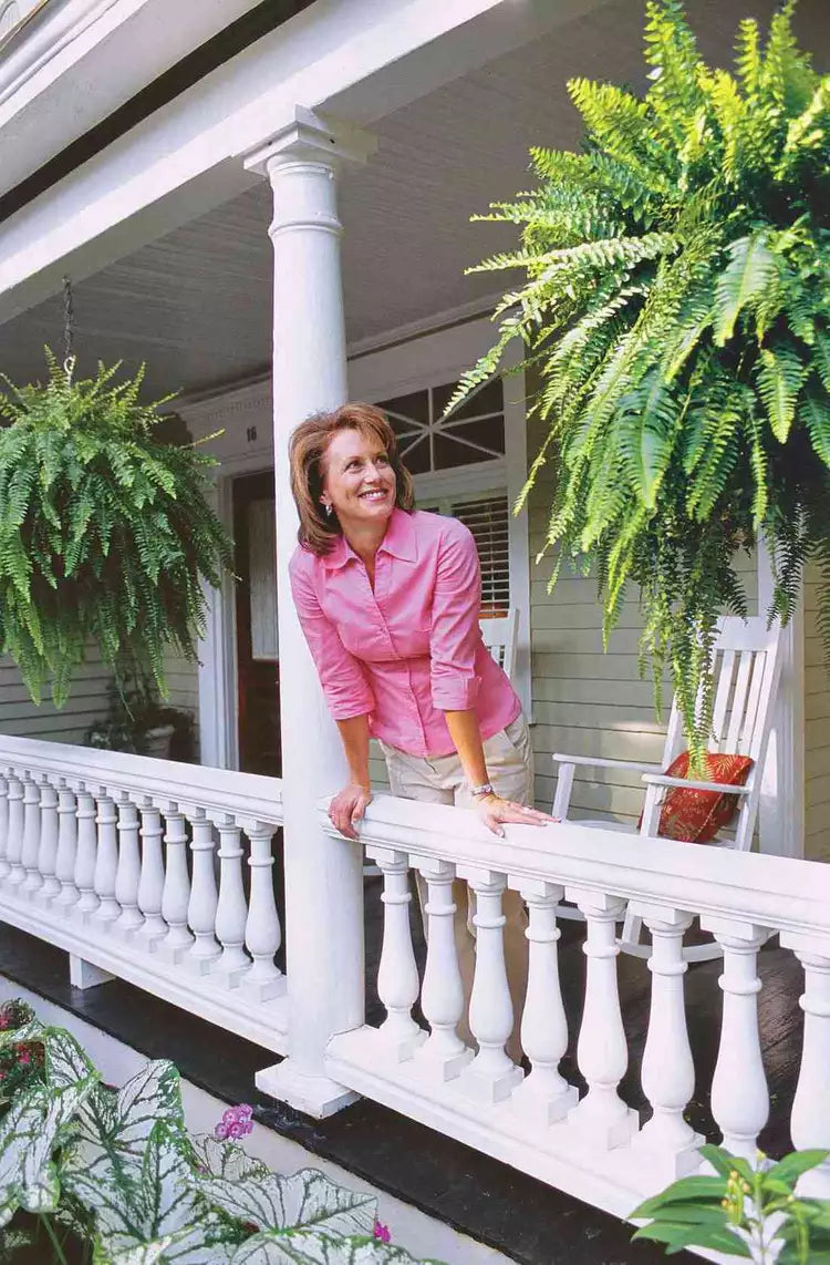 UV Resistant Artificial Boston Fern - 18pc Waterproof Outdoor