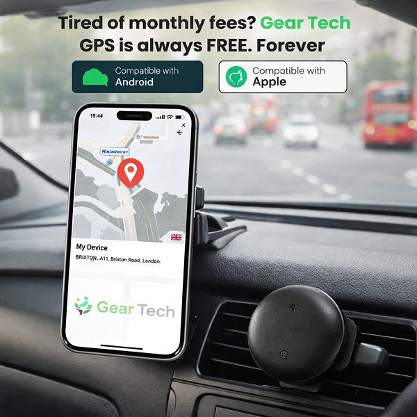 24/7 GPS Vehicle Tracker No Monthly Fee iOS Android Security Cam