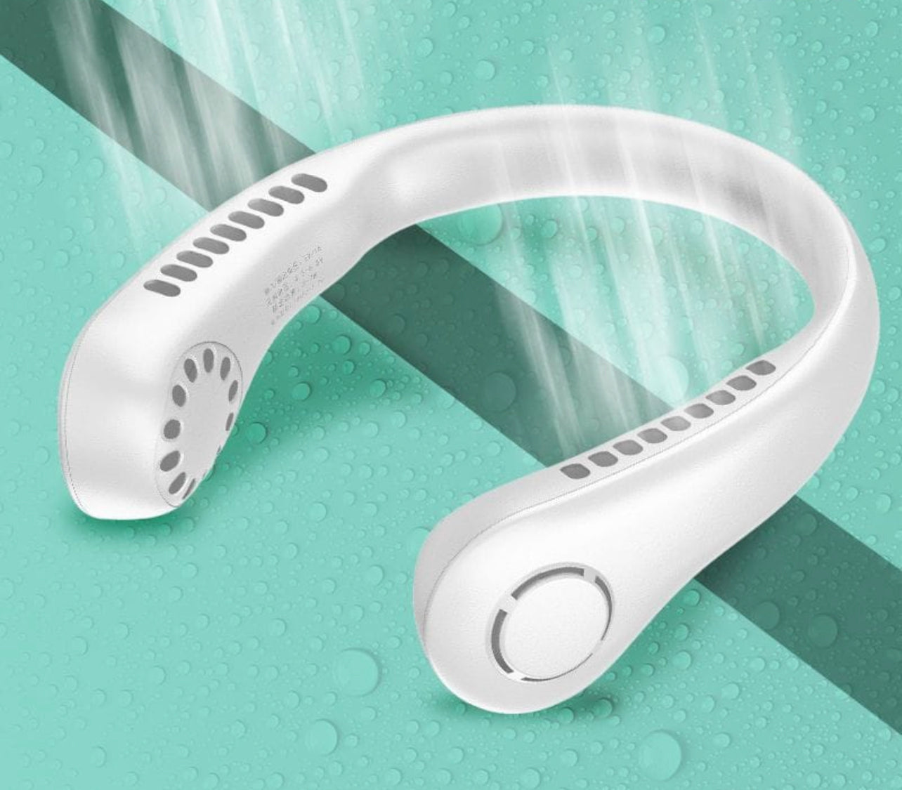 Bladeless Portable Neck Fan - Rechargeable Hands Free Cooling