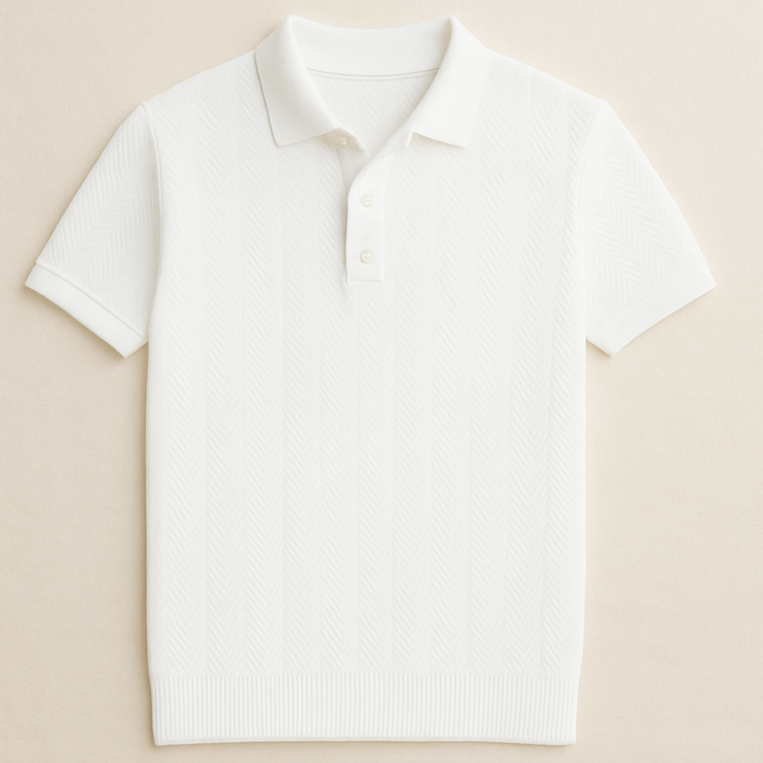 Men’s Jacquard Polo Shirt