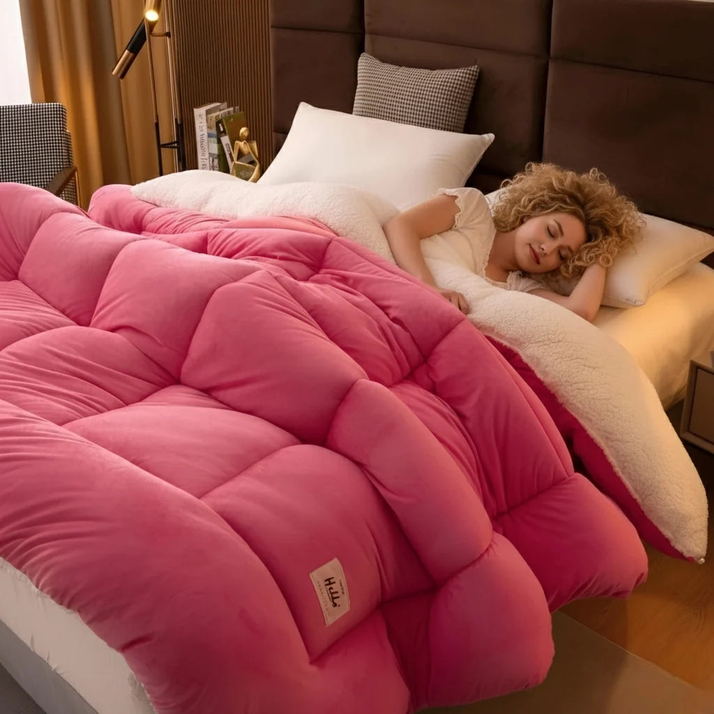 Thick Plush Weighted Winter Blanket