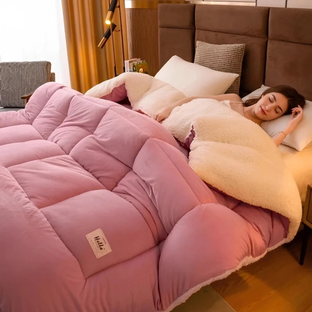 Thick Plush Weighted Winter Blanket