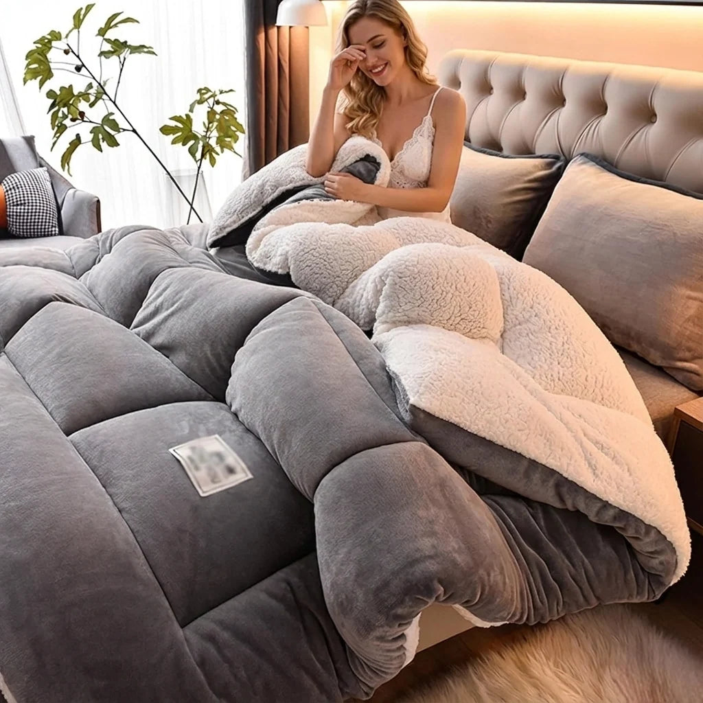 Thick Plush Weighted Winter Blanket