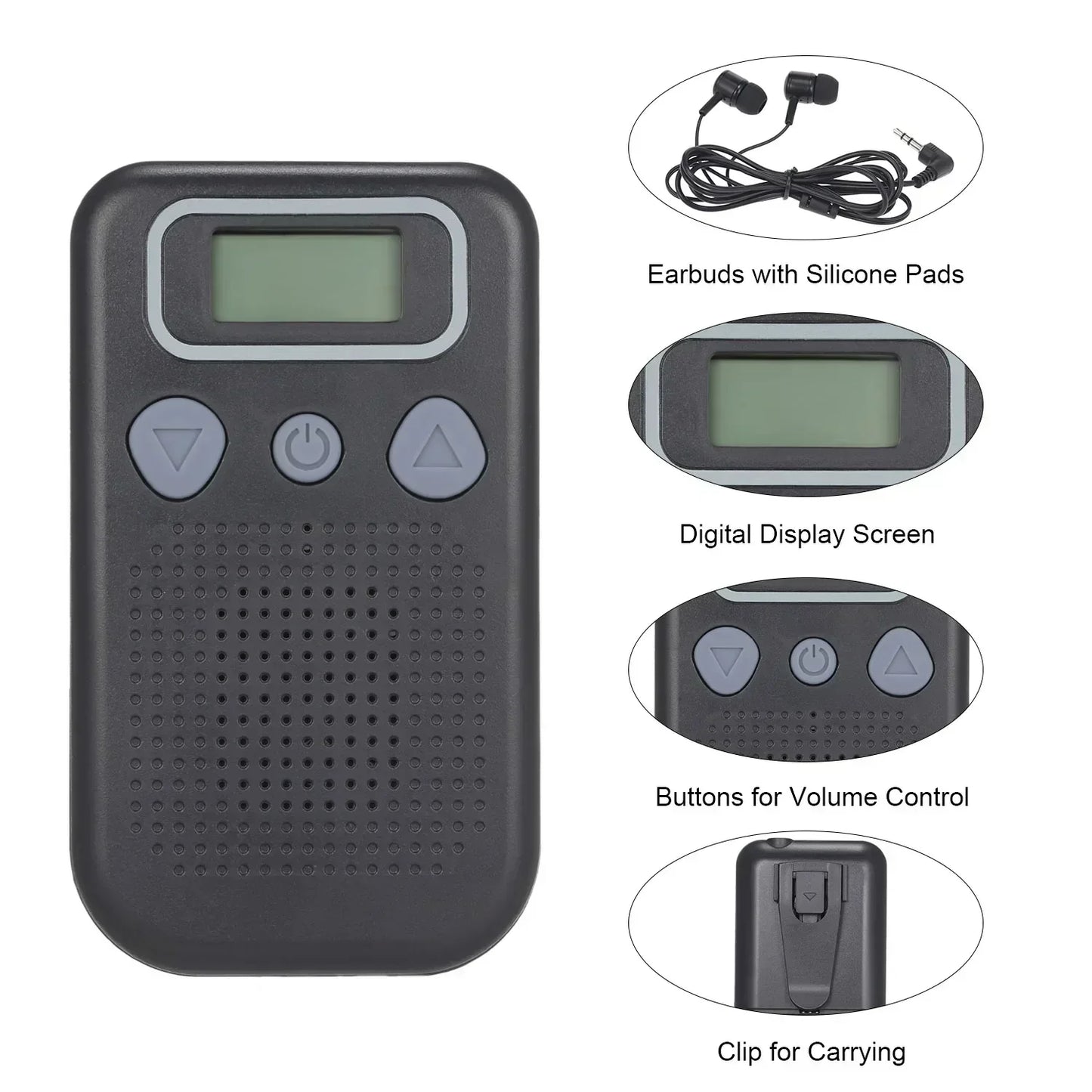 In-Ear Hearing Aid Sound Amplifier - Clip On Audio Enhancer Pack