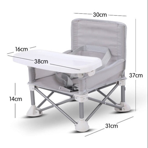 Toddler Camping Chair with Tray – Portable Kids Outdoor Seat
