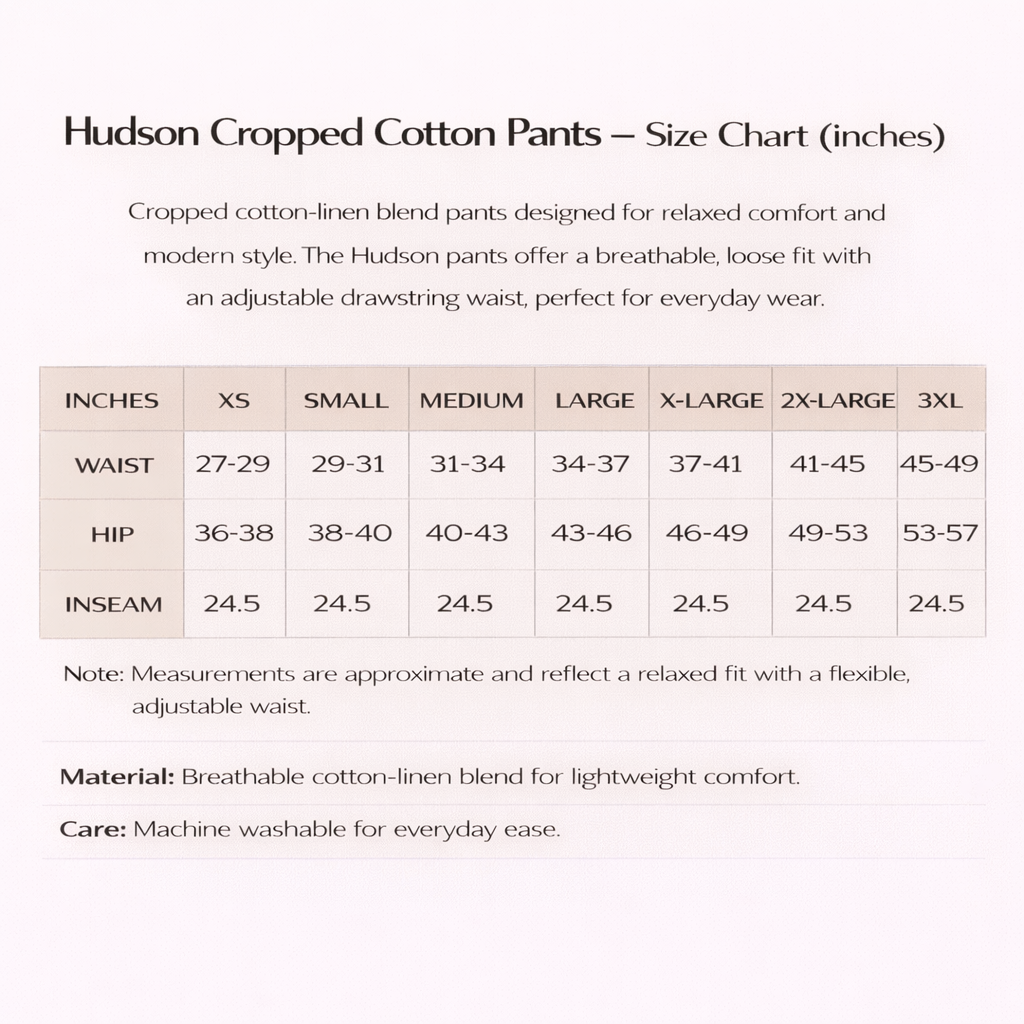 Hudson Cropped Cotton Pants
