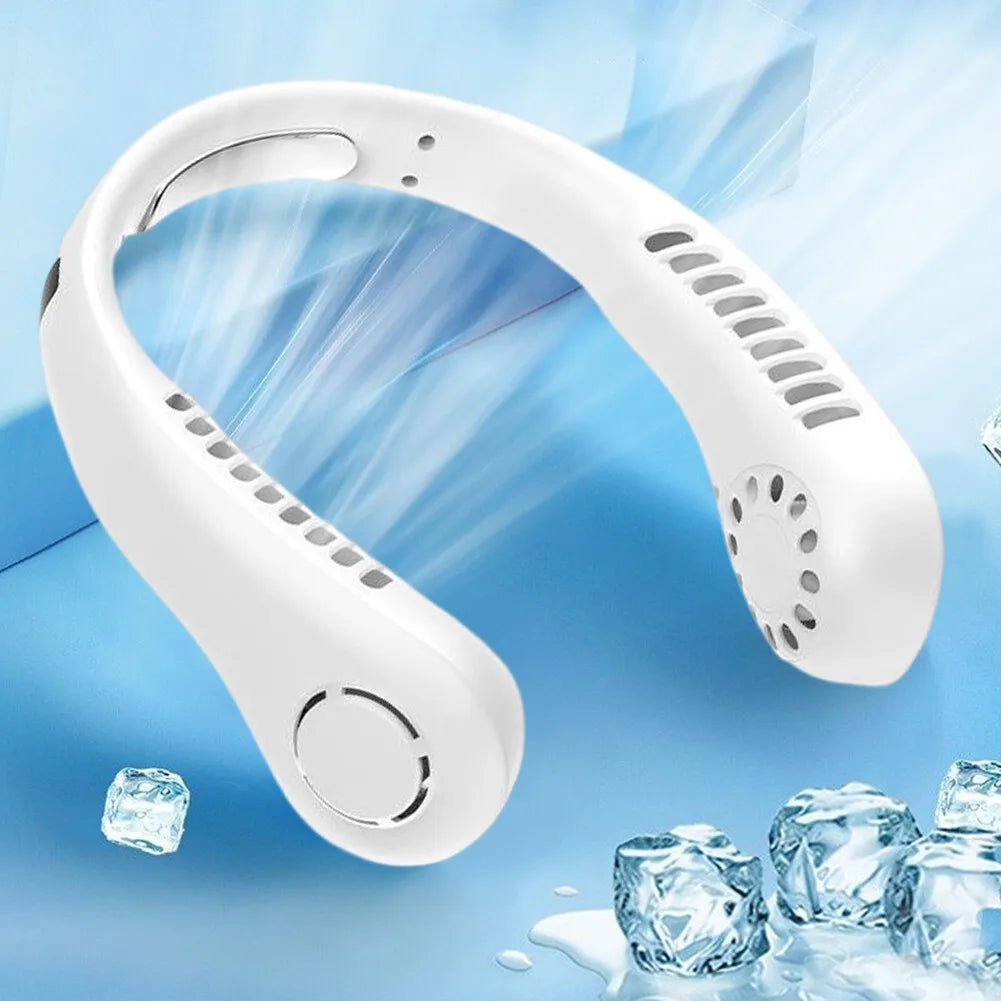 Bladeless Portable Neck Fan - Rechargeable Hands Free Cooling