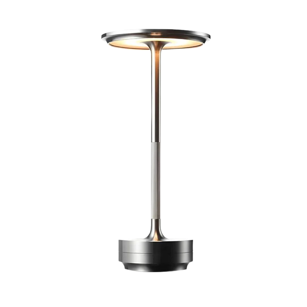 Rechargeable Brass Table Lamp – Modern Wireless LED Accent Light