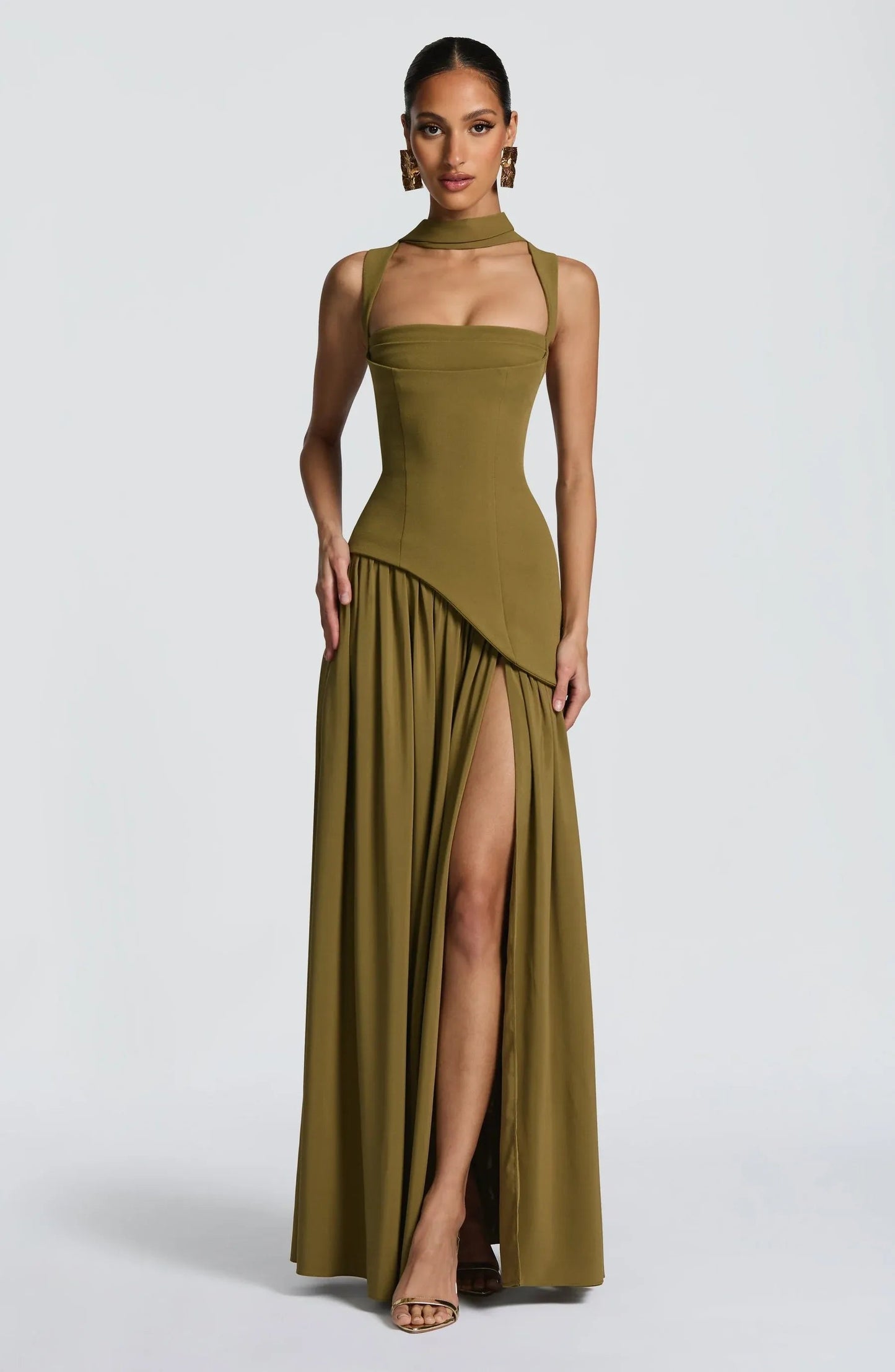 Women’s Sleeveless A-Line Maxi Dress