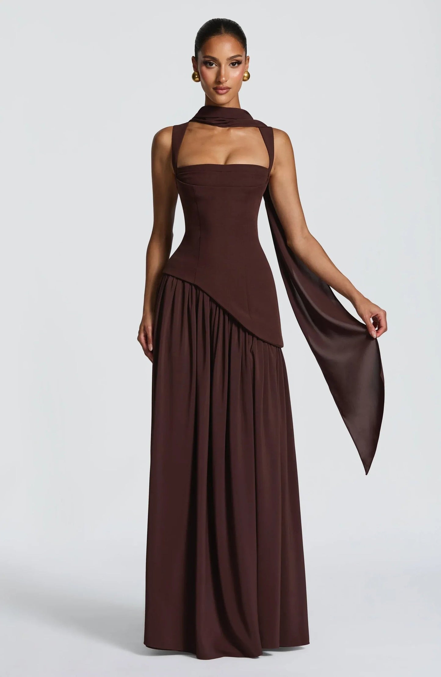 Women’s Sleeveless A-Line Maxi Dress