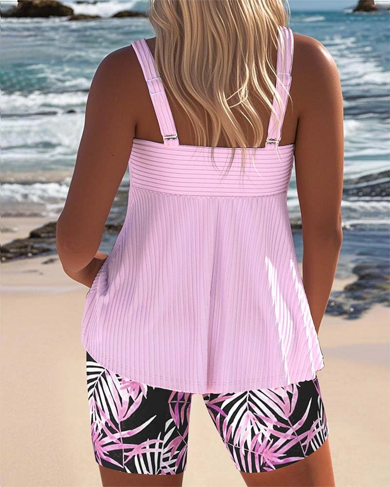 Women’s Tummy Control Tankini Set