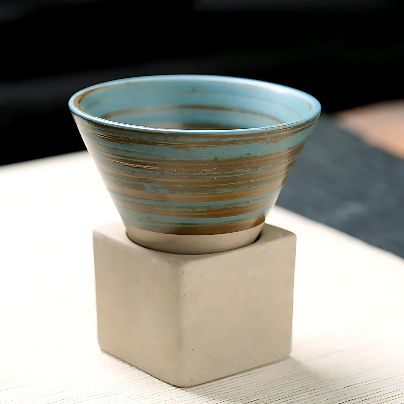 2-Piece Glazed Ceramic-Style Mug Set