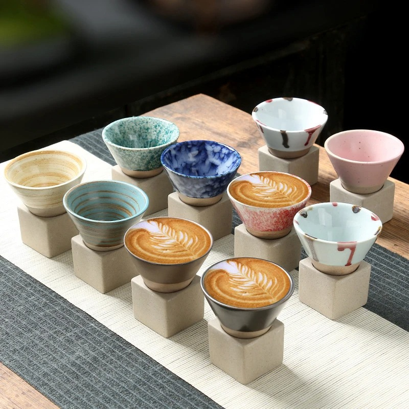2-Piece Glazed Ceramic-Style Mug Set