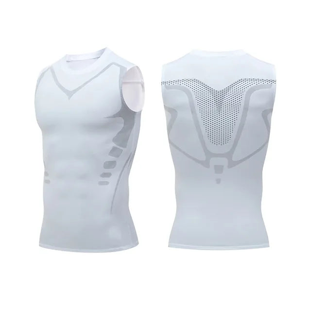 Men’s Compression Slimming Shirt – Body Shaper for Tummy Control