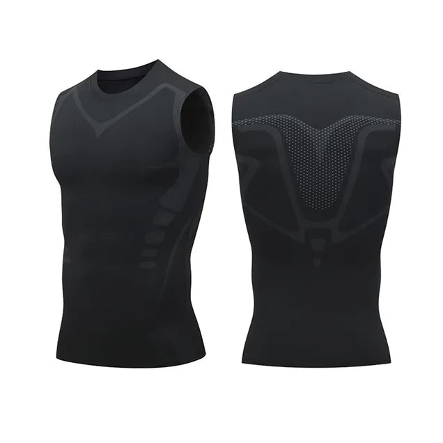 Men’s Compression Slimming Shirt – Body Shaper for Tummy Control
