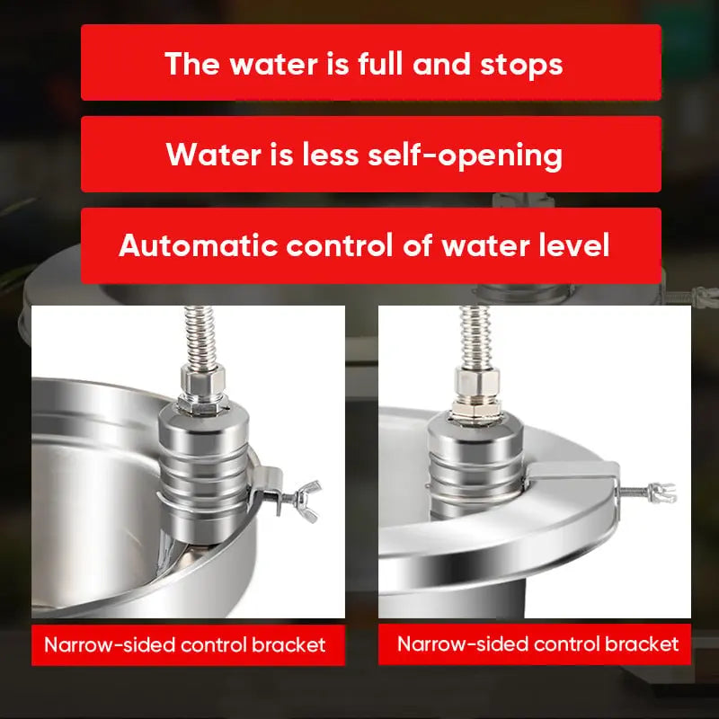 Stainless Steel Mini Float Valve - Auto Water Level Control Switch