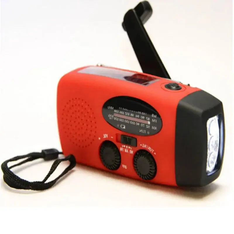 3-in-1 Emergency Radio – Flashlight, Power Bank & Power Outage Safety