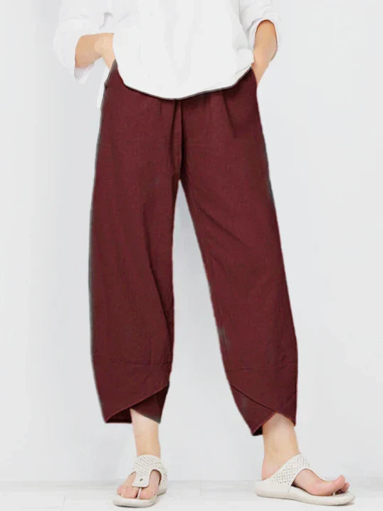 Women’s High-Waist Wide-Leg Tulip Pants