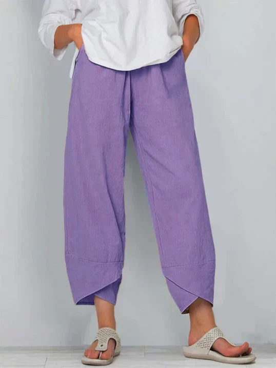 Women’s High-Waist Wide-Leg Tulip Pants