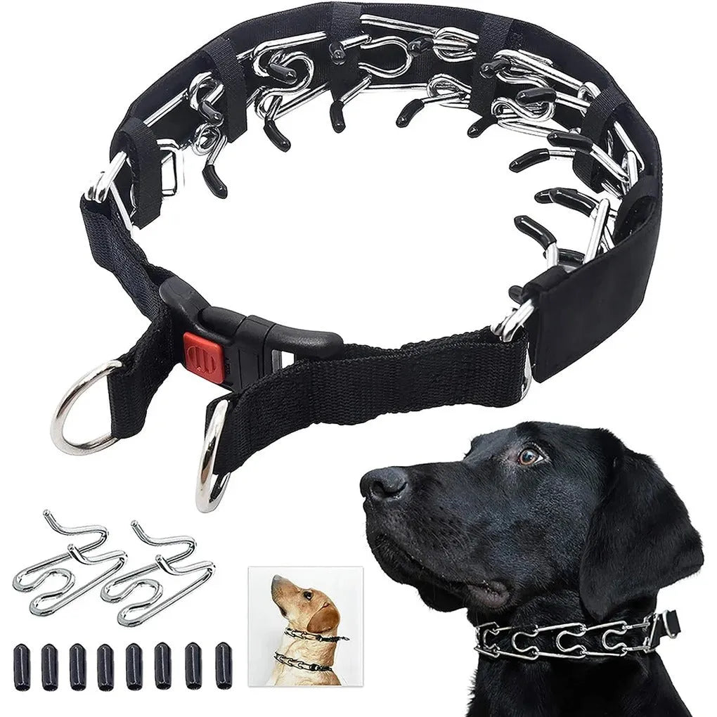 Adjustable Dog Walking Training Collar for Leash Control