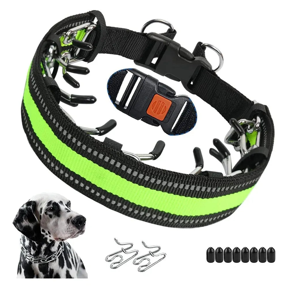 Adjustable Dog Walking Training Collar for Leash Control