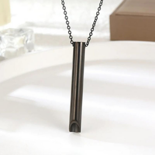 Smoke-Free Breathing Aid Necklace - Natural Stop Smoking Pendant