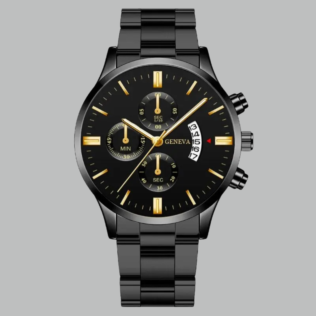 Maximus - Luxury Men's Quartz Watch - Stainless Steel Classic