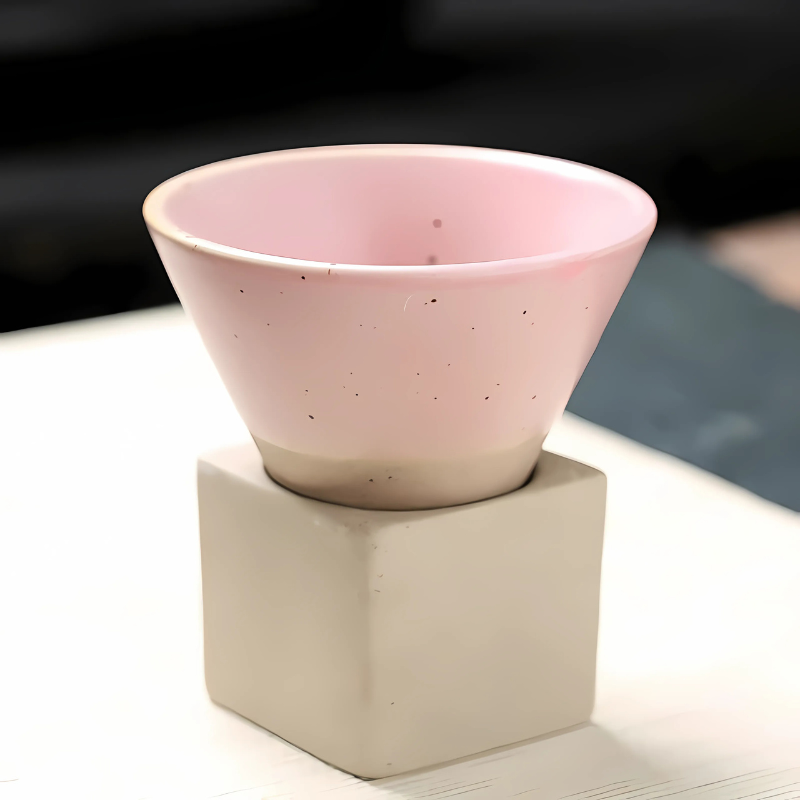 2-Piece Glazed Ceramic-Style Mug Set