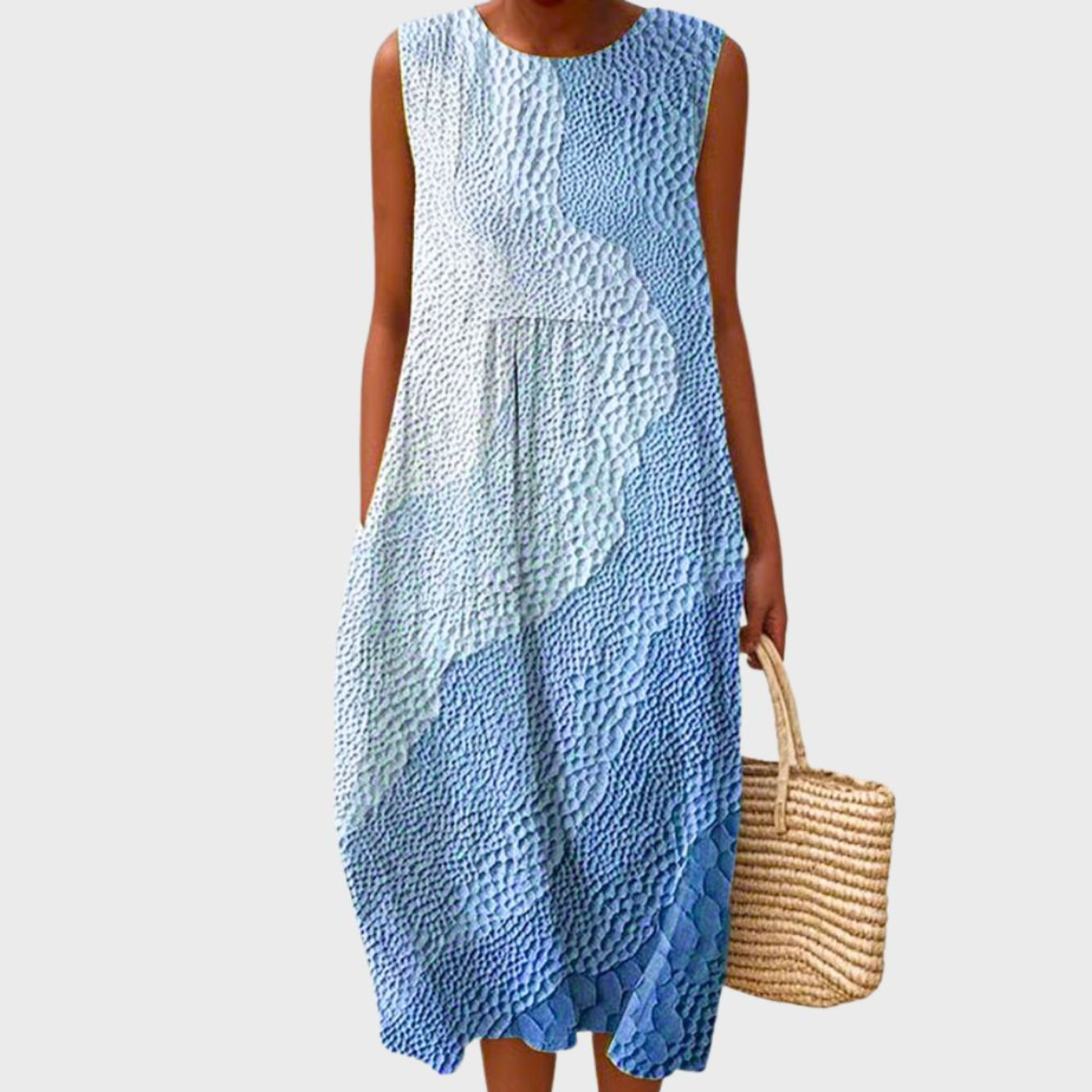 Women’s Linen Plaid Summer Dress