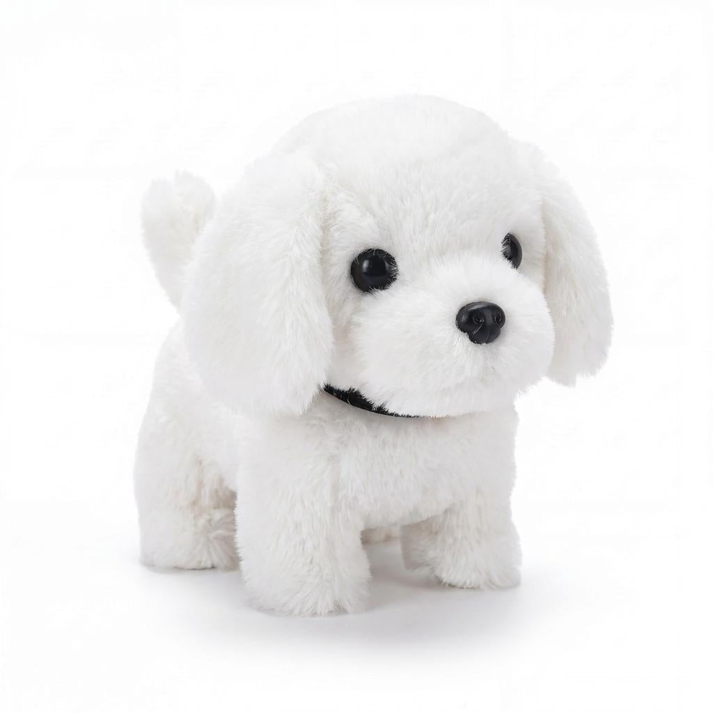 Interactive Plush Toy Dog - Moving Walking Barking Soft Puppy