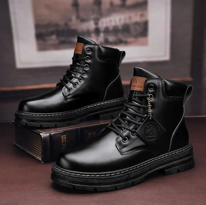 Men’s Orthopedic Lace-Up High-Top Boots