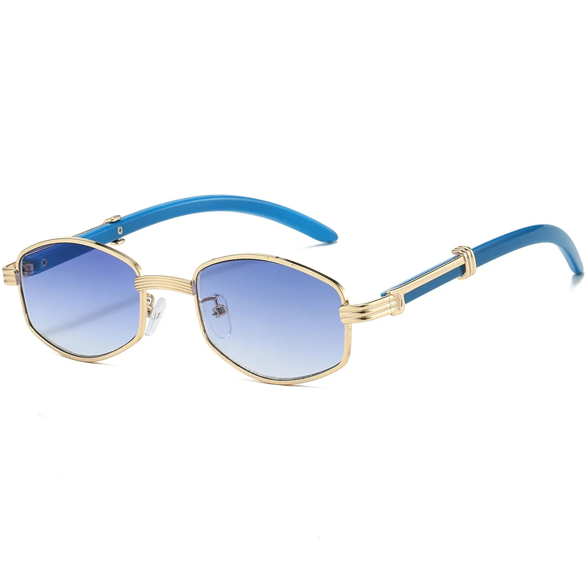 Vintage Hexagon Sunglasses for Women