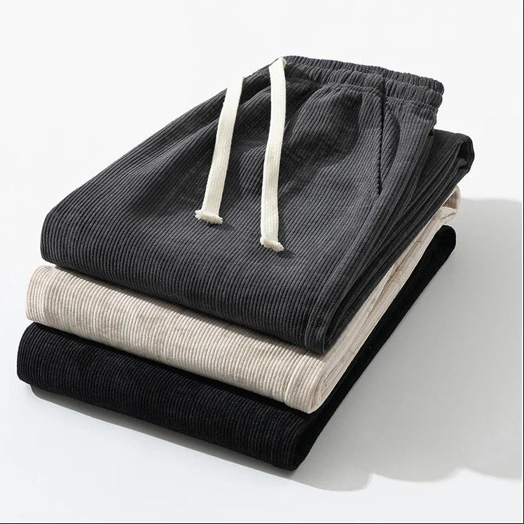 Men’s Corduroy Pants with Drawstring