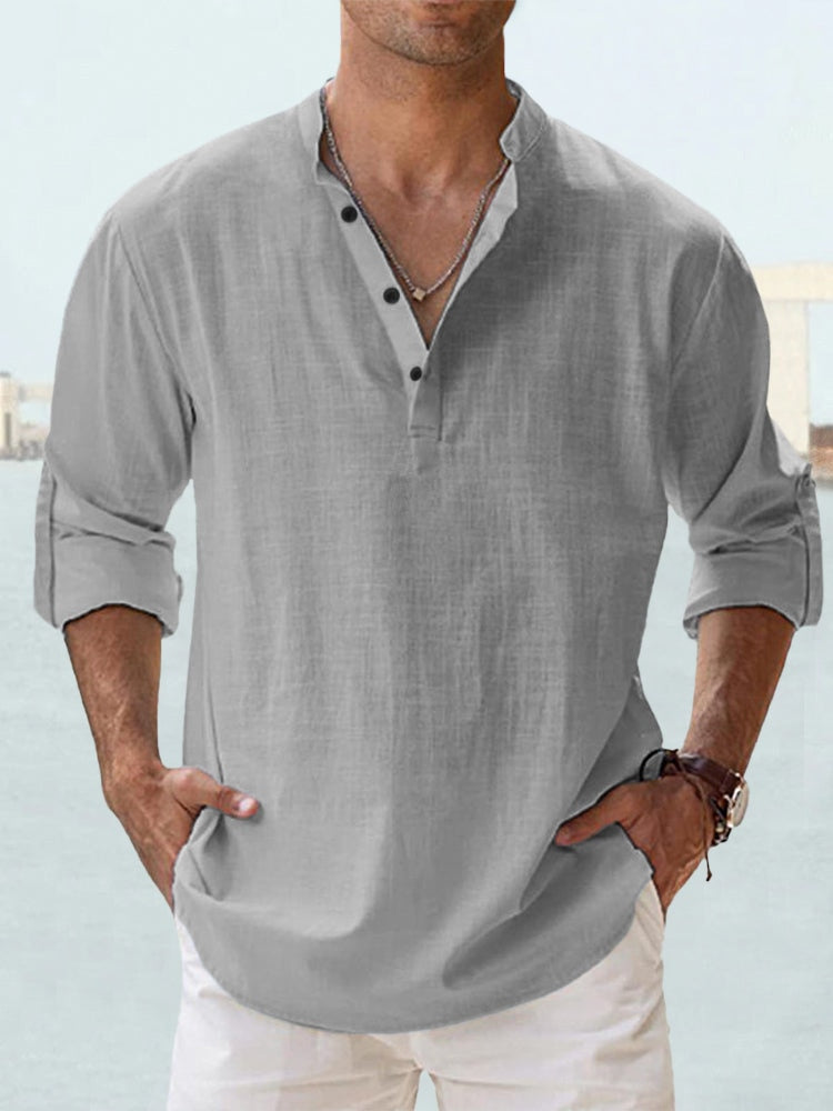 Men’s Casual Button-Up Shirt