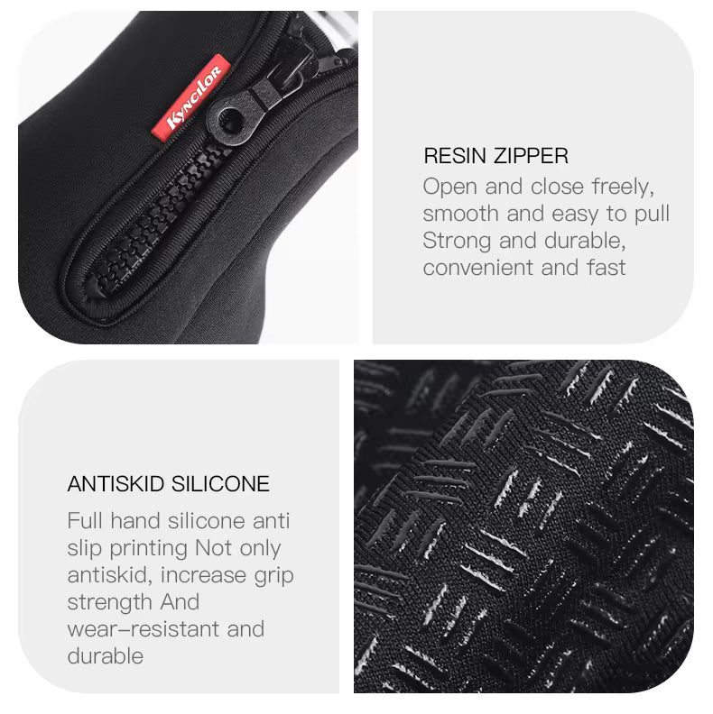 Winter Thermal Touchscreen Gloves - Windproof Cycling Riding Mitts