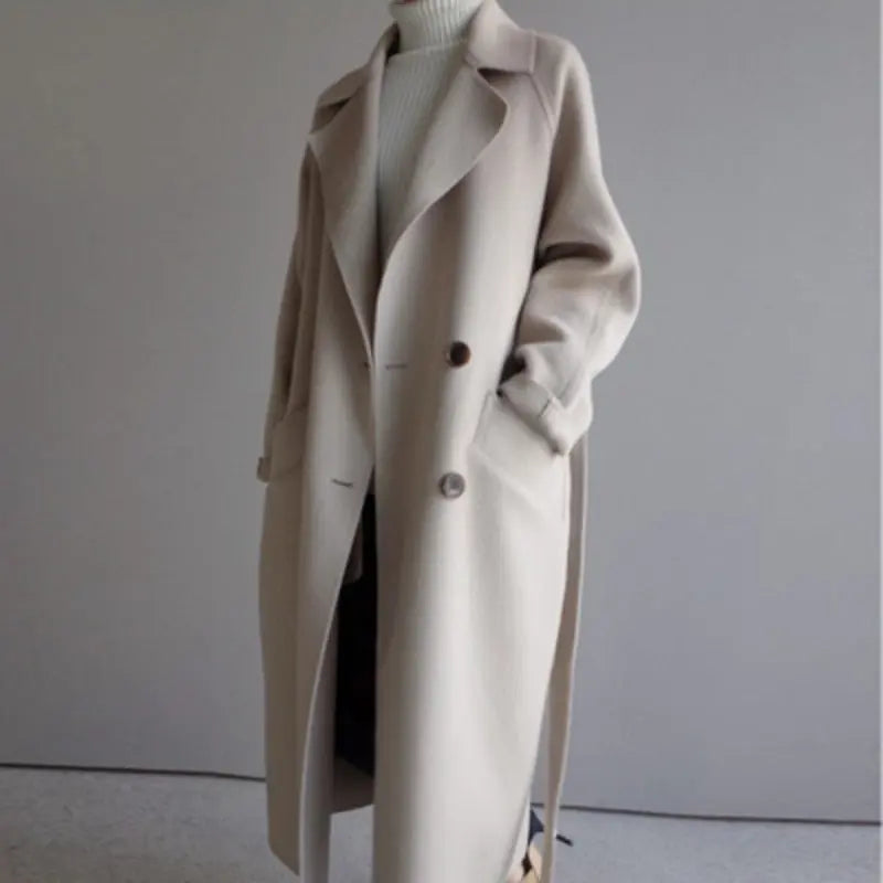 Women’s Wool Blend Long Coat