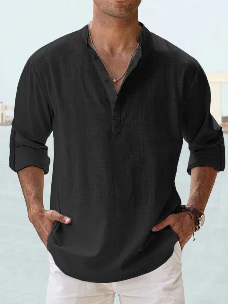 Men’s Casual Button-Up Shirt
