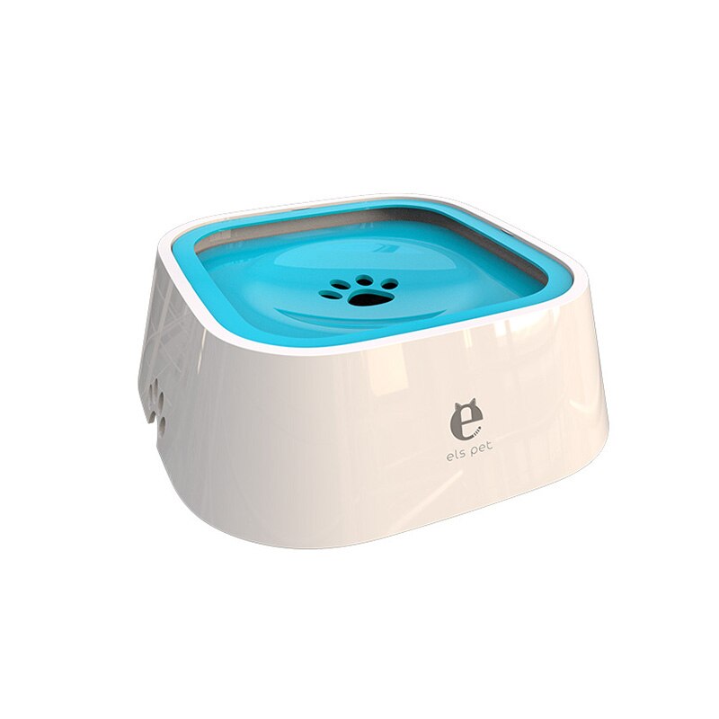 Splash-Free Dog Water Bowl - Floating Disk No Spill Slow Feeder