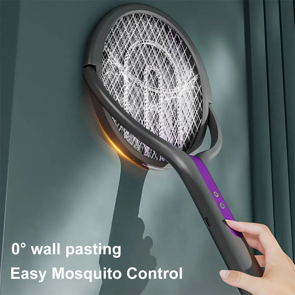 Rechargeable Electric Fly Swatter with Extendable Handle