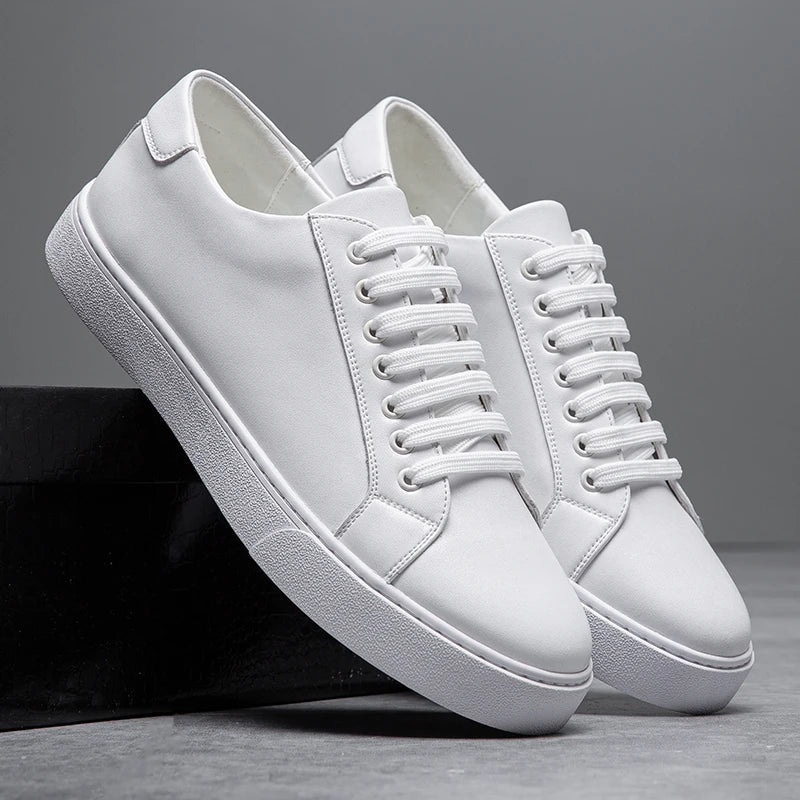 Men’s Genuine Leather Low Top Sneakers
