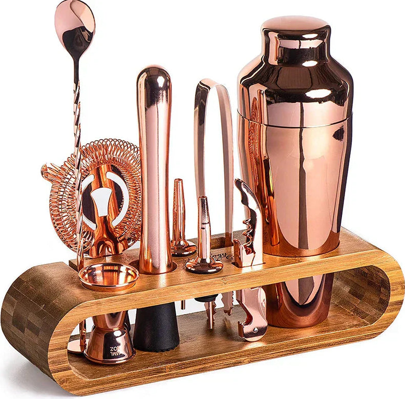 Cocktail Shaker Set with Stand